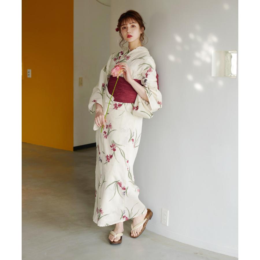 Dita 浴衣 レディース セット 簡単(ゆかた・しわ兵児帯・下駄 Dita 浴衣 レディース セット 簡単(ゆかた・しわ兵児帯・下駄