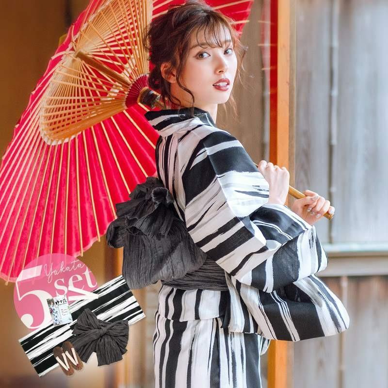 祝開店大放出セール開催中 浴衣 セット レディース 大人 ゆかた しわ