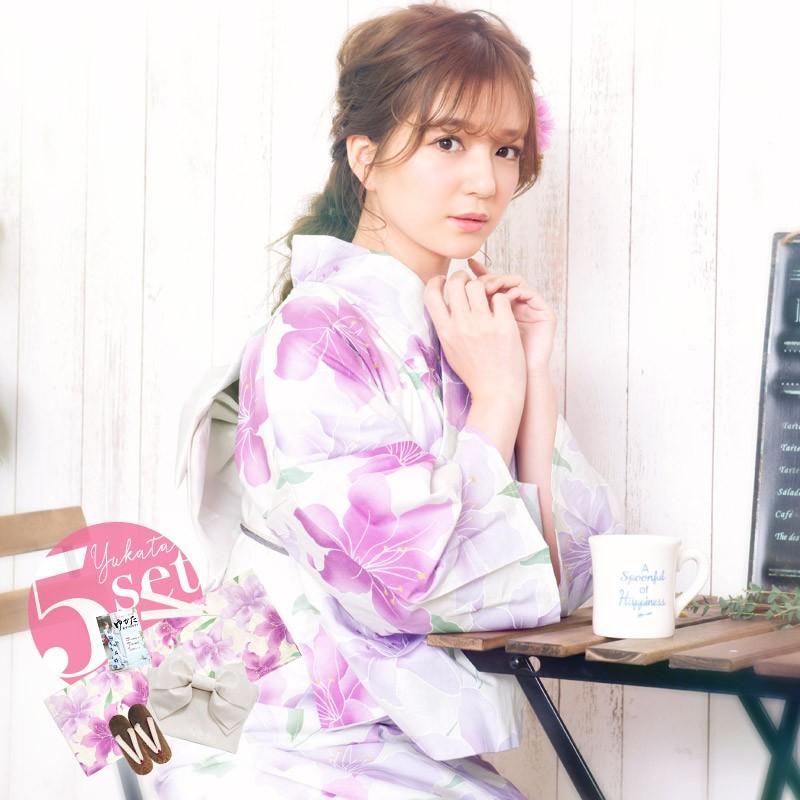 浴衣 レディース セット 大人 浴衣セット ゆかた 作り帯 下駄 着付け本 腰ひも 高級浴衣5点セット 百合 可愛い ピンク ユリ 22 簡単 かわいい Dl Kimubc27 浴衣 水着通販dita 通販 Yahoo ショッピング
