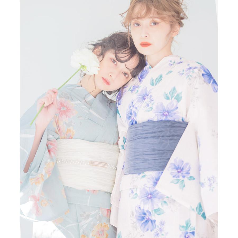 Dita 浴衣・帯セット 女性用 Dita 浴衣セット レディース 簡単（ゆかた・しわ兵児帯・下駄