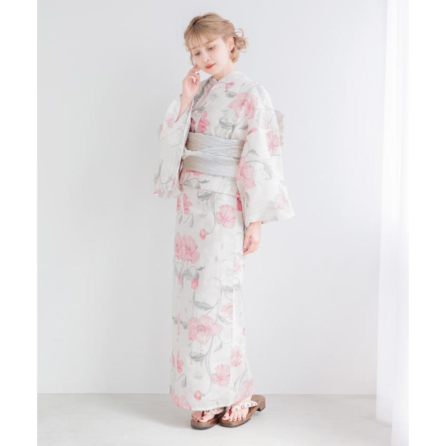 Dita レディース 浴衣 セット 簡単（ゆかた・しわ兵児帯・下駄