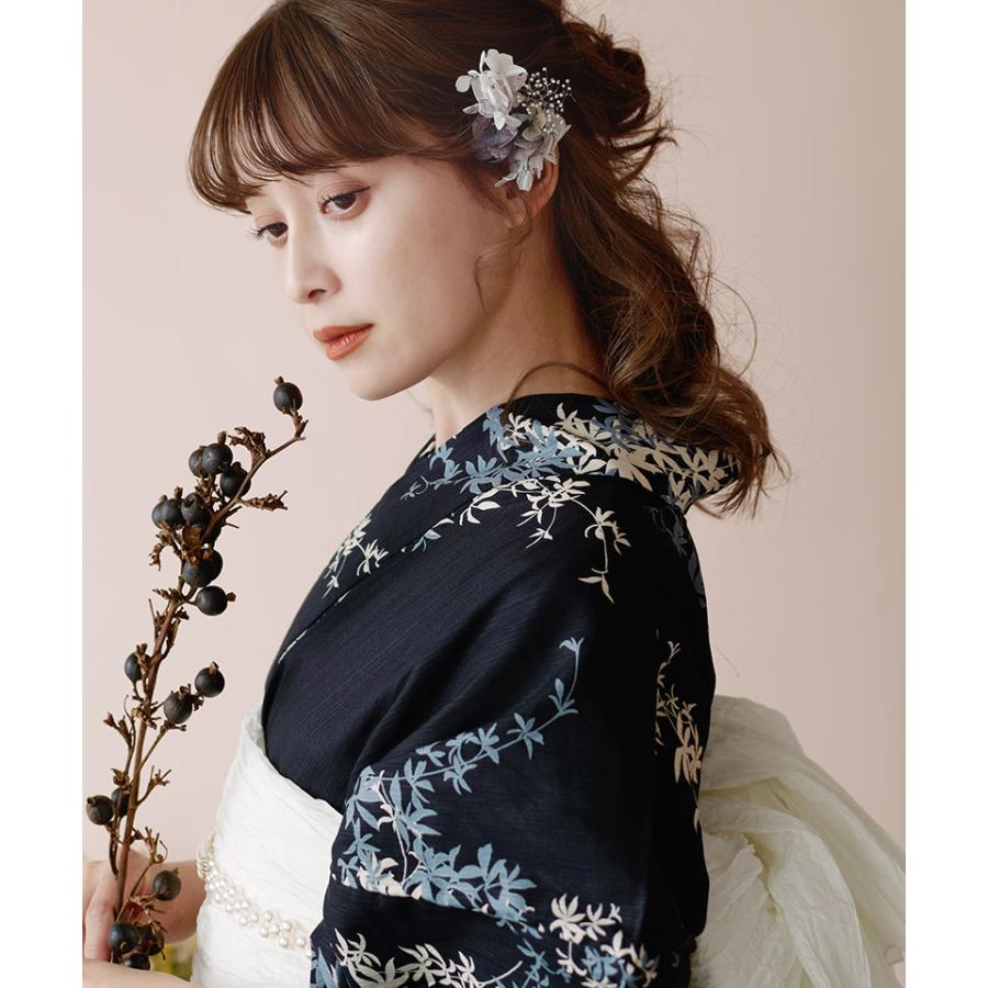 Dita レディース 浴衣 セット 簡単（ゆかた・しわ兵児帯・下駄