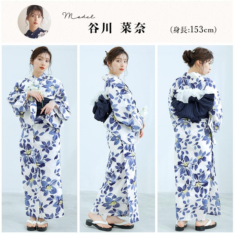 Dita（ディータ） 浴衣 レディース セット 簡単（ゆかた・しわ兵児帯
