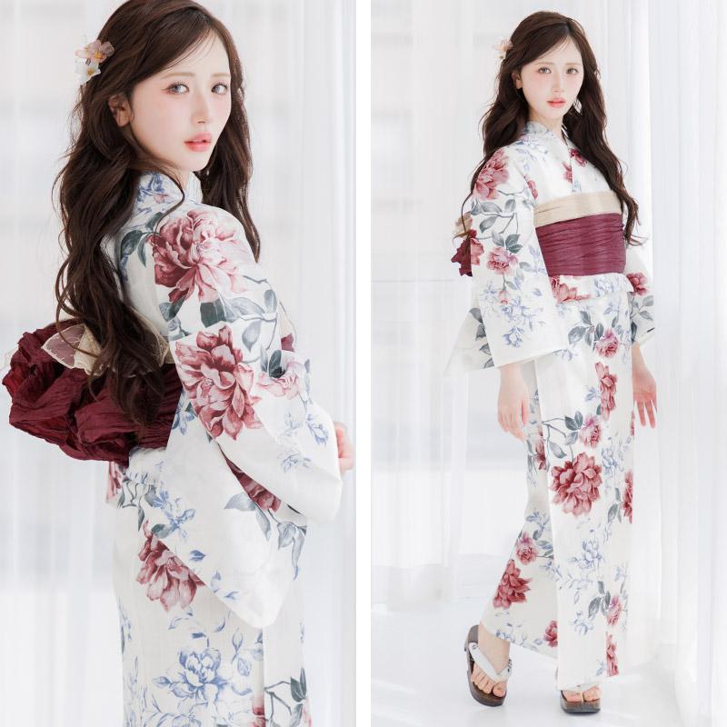 Dita（ディータ） レディース 浴衣 セット 簡単（ゆかた・しわ兵児帯