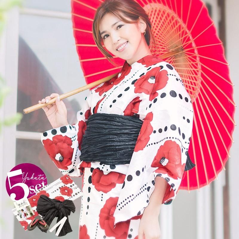 浴衣 セット レディース 浴衣5点セット ゆかた つくり帯 下駄 腰ひも 着付けカタログ 矢絣 大人 可愛い レトロ 綺麗 21年 和装 作り帯 紺 白 薔薇 ブルー Dl Kimurip62 浴衣 水着通販dita 通販 Yahoo ショッピング