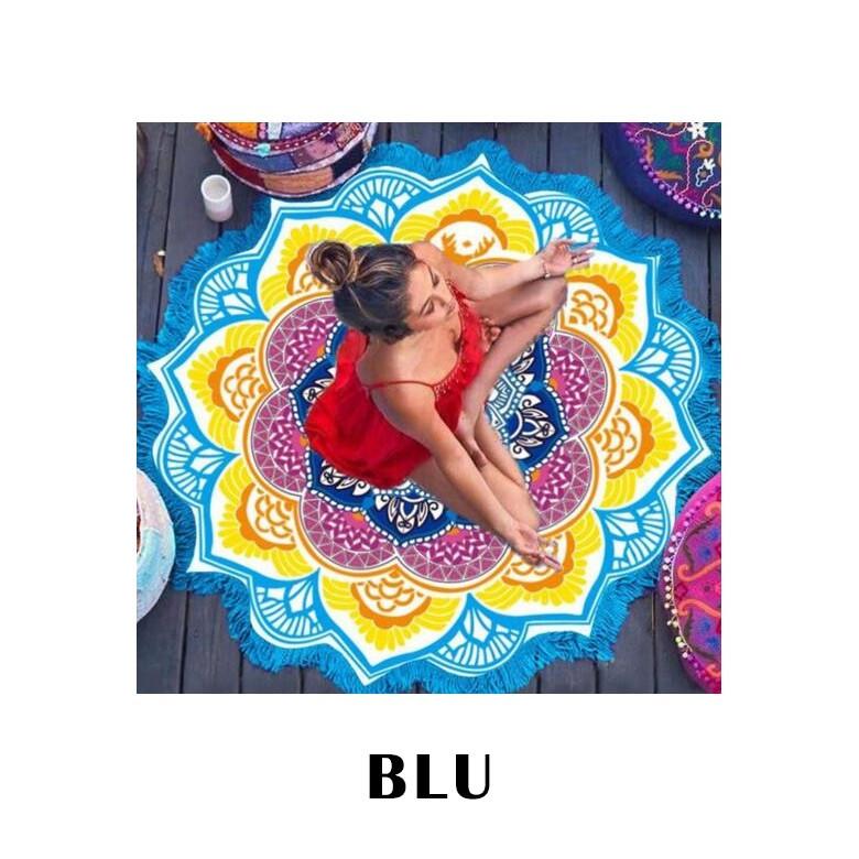 送料無料Dita(ディータ)ビーチマット/全3色ビーチタオル ラウンドビーチタオル ヨガマット 海(ゆうパケット0) |  | 03