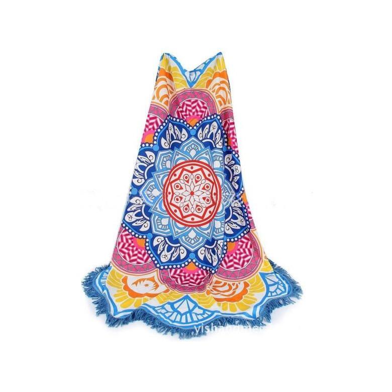 送料無料Dita(ディータ)ビーチマット/全3色ビーチタオル ラウンドビーチタオル ヨガマット 海(ゆうパケット0) |  | 04