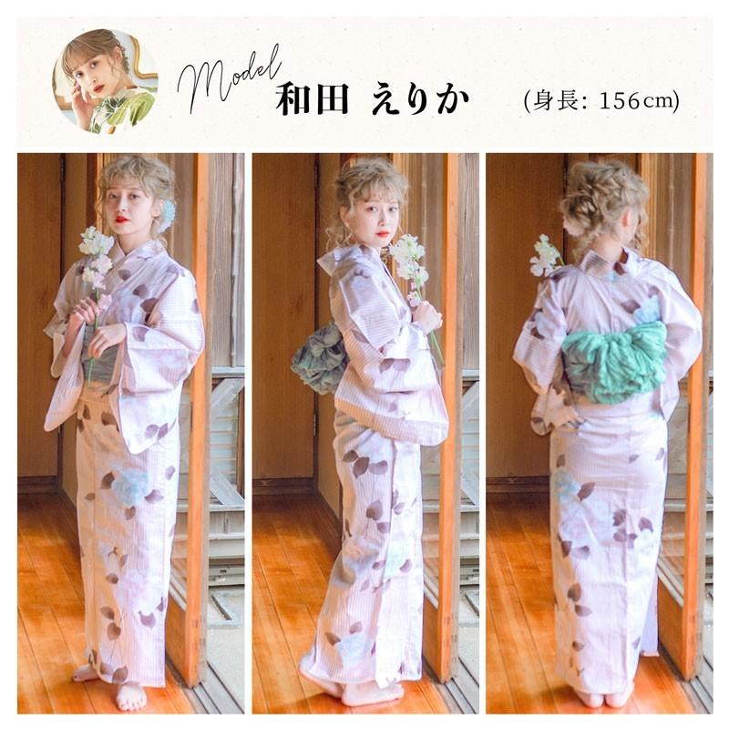 レディース 浴衣 セット 大人 (ゆかた しわ兵児帯 下駄 着付け レディース 浴衣 セット 大人 (ゆかた しわ兵児帯 下駄 着付け