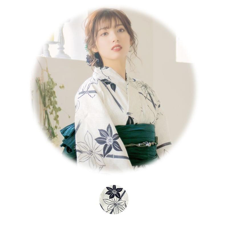 レディース 21 浴衣 セット 大人 ゆかた しわ兵児帯 下駄 着付け本 腰ひも 白 紺 レトロ 桔梗 キキョウ 21年 上品 Dl Wako6 浴衣 水着通販dita 通販 Yahoo ショッピング