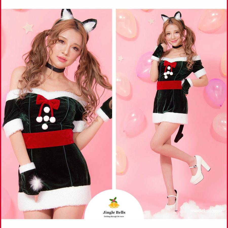 レディース サンタ Malymoon(マリームーン)小悪魔キャットサンタ 7点