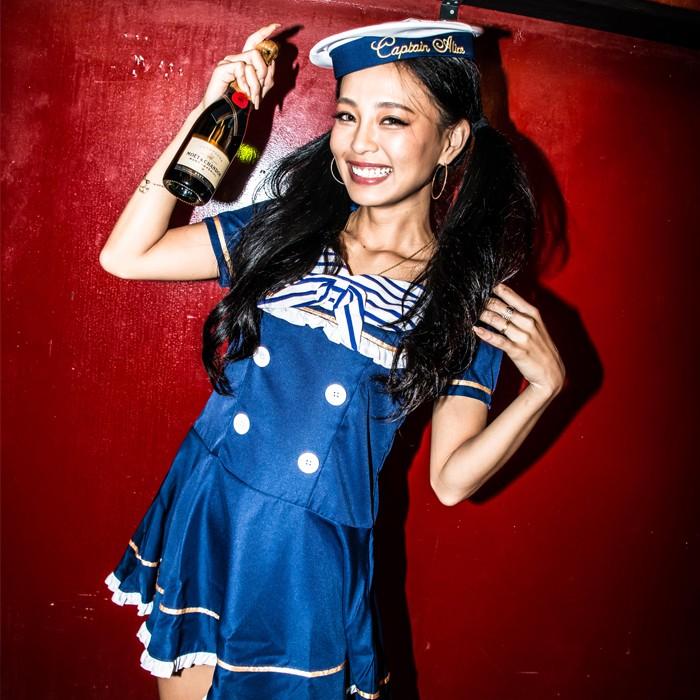 sugar マリン　水兵　コスプレ 即日発送！】【ハロウィン】マリン/水兵セットアップ 【コスプレ