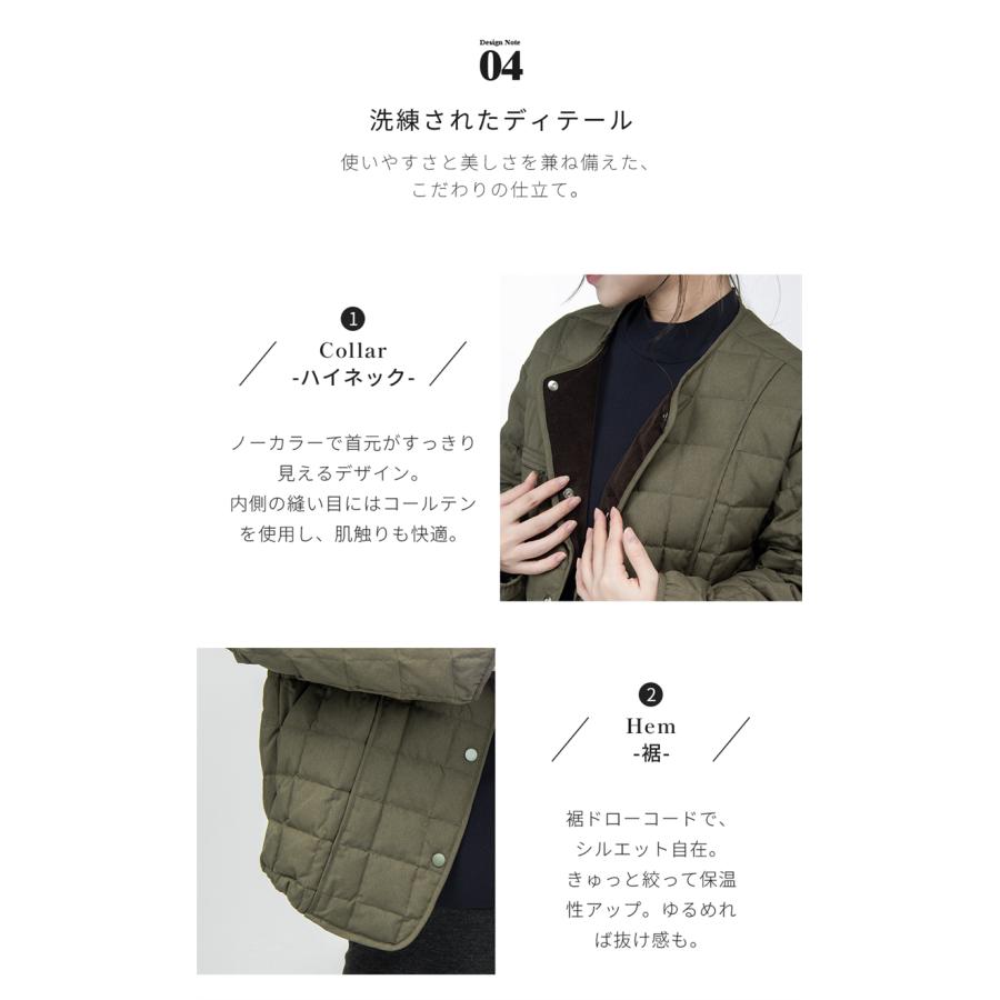 「クーポンで50％OFF」Tisage ダウンベスト 爆買 ダウンジャケット レディース ダウン90% アウター 秋 冬 上着 2025新作 30代 40代 50代 上品 防寒 細見え 通勤 | Tisage | 09