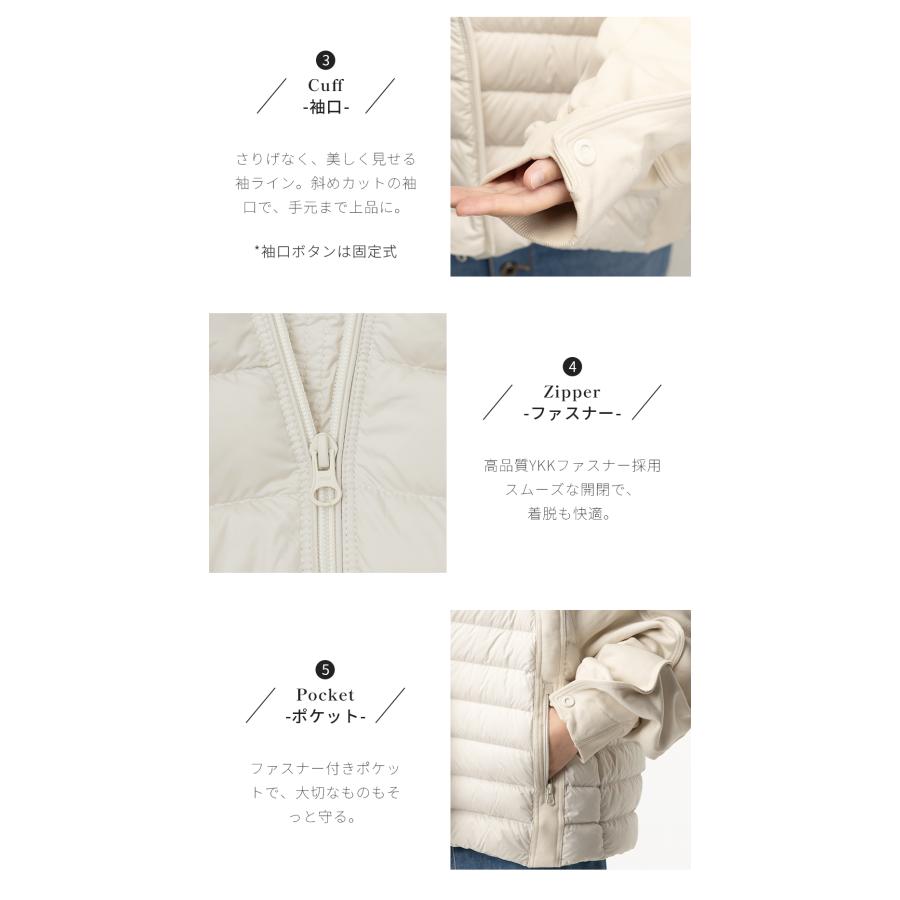 Tisage 『クーポンで1,1000』 ダウンジャケット レディース ショート