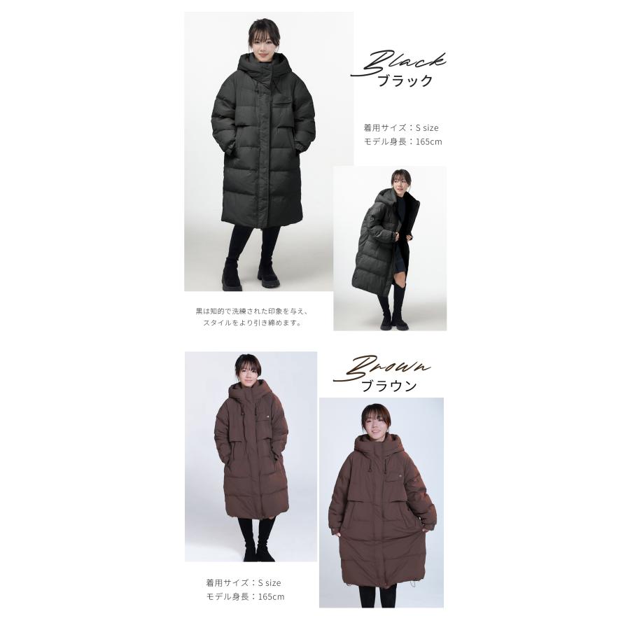 【クーポンで14,900円】Tisage ダウンコート レディース 爆買 ロング丈 ダウン90％ 高級 アウター 暖かい 撥水 軽量 プレゼント 防寒着 通勤 ギフト 新発売 | Tisage | 12