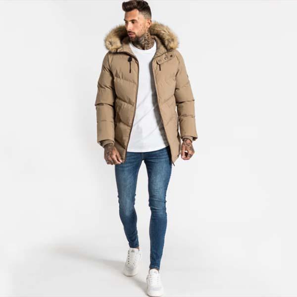 Bee Inspired Clothing(ビーインスパイアードクロージング)フェイクファー　フード　パフ　ジャケット Bee Inspired Clothing