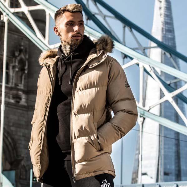 Bee Inspired Clothing(ビーインスパイアードクロージング)フェイクファー　フード　パフ　ジャケット Bee Inspired Clothing