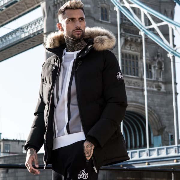 Bee Inspired Clothing(ビーインスパイアードクロージング)フェイクファー　フード　パフ　ジャケット Bee Inspired Clothing