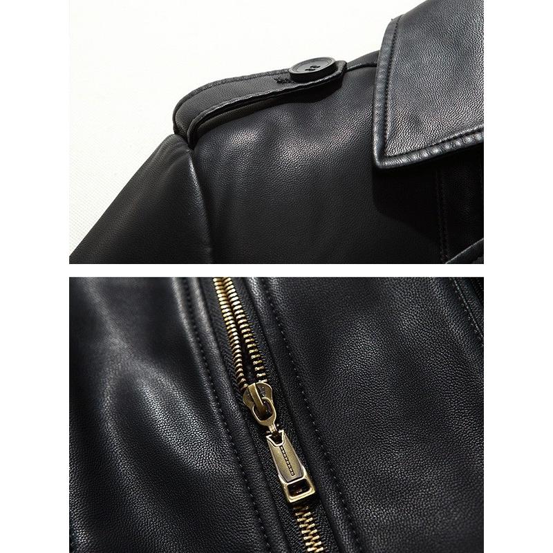 Diiva フェイクレザージャケット ブラック