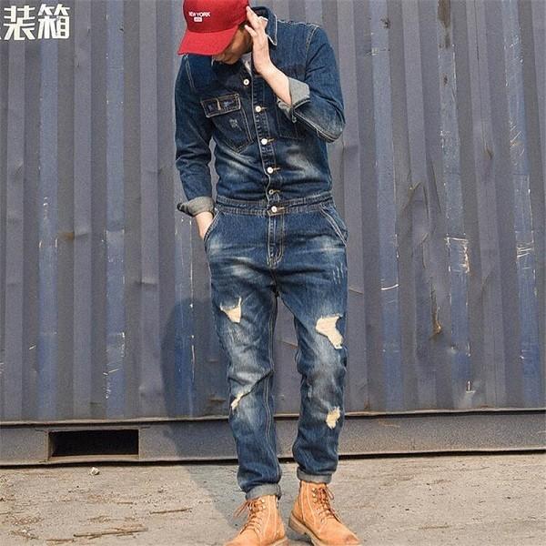 安心の定価販売 メンズ ジャンプスーツ デニム 長袖 オーバーオール つなぎ サロペット ジーンズ インポート Divaセレクト 海外正規品 Kuljic Com