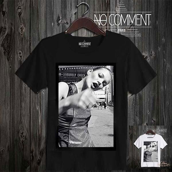 Tシャツ 半袖 トップス メンズ 大きいサイズ ノーコメントパリ NO COMMENT PARIS ケイト・モス/ボクシング/ヒップスター