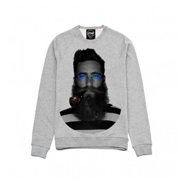 SPEND（ スペンド）パイプ タバコ ヒゲ サングラス スウェット Tシャツ  