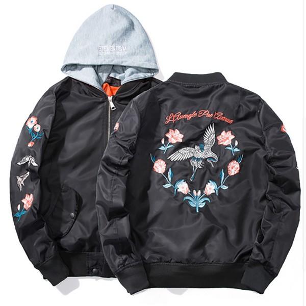 ボンバージャケット メンズ 長袖 アウター アビエイター ジャケット