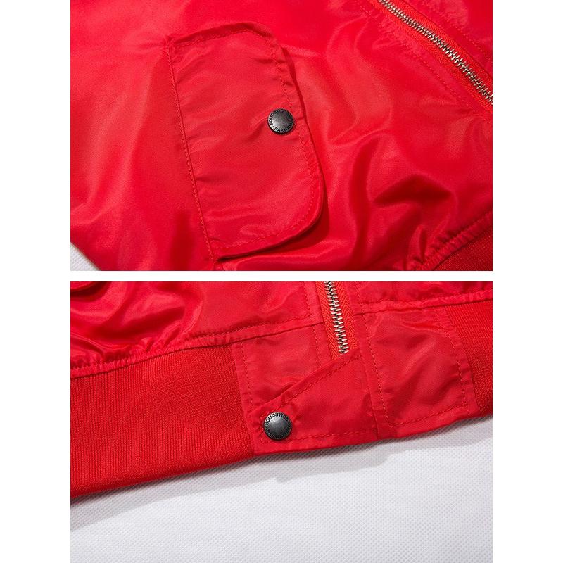 ボンバージャケット メンズ 長袖 アウター アビエイター ジャケット