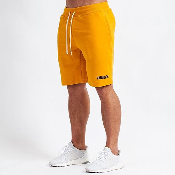在庫限り スキニー メンズ スキニー イエローハーフスウェットパンツ Fitness ヴァンキッシュフィットネス Vanquish Uk発 ジョガー Fitness ヴァンキッシュフィットネス Vanquish Uk発 ジョガー インポート 大きいサイズ ボトムス パンツ