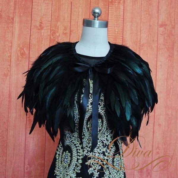 ショール 結婚式 二次会 ブライダル フォーマル 大きいサイズ フェザー ケープ ボレロ ラップ　秋 アウター レディース　冬　春