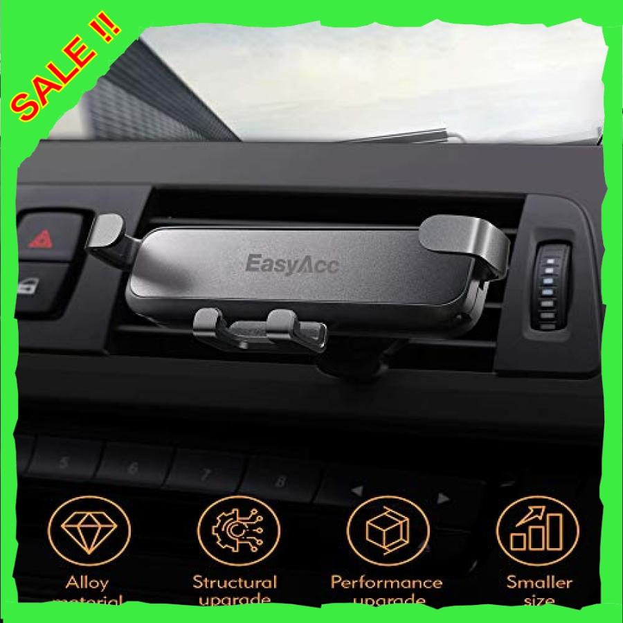 Easyacc 車載スマホホルダー 携帯ホルダー 車 スマホスタンド 重力連動 ミニ コンパクト エアコン吹き出し口 グ Fne Diva本店 通販 Yahoo ショッピング
