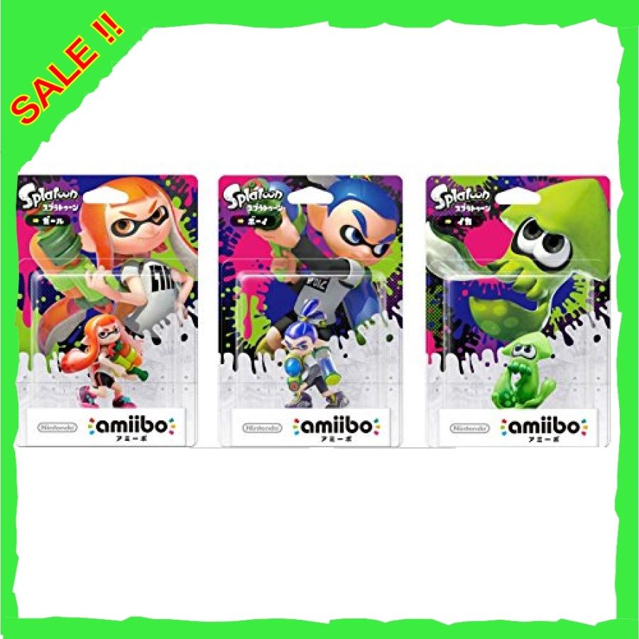 正規品 Amiibo スプラトゥーン 全3種セット ガール ボーイ イカ 魅了 Gogo123 Com Tw