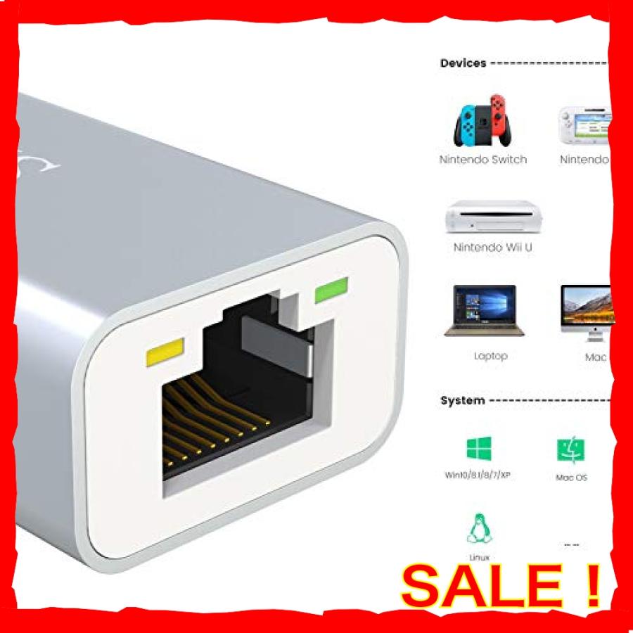 Nintendo Switch有線lan イーサネット アダプタ ニンテンドースイッチ Wii Wii U 任天堂スイッチ用 ネットワーク イ Iub9516 Diva本店 通販 Yahoo ショッピング