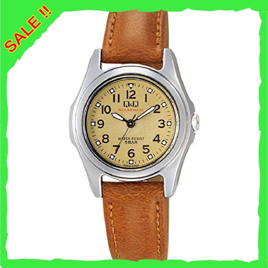 シチズン Q Q 腕時計 アナログ ソーラー 防水 革ベルト H045 303 レディース ブラウン Jlj Diva本店 通販 Yahoo ショッピング
