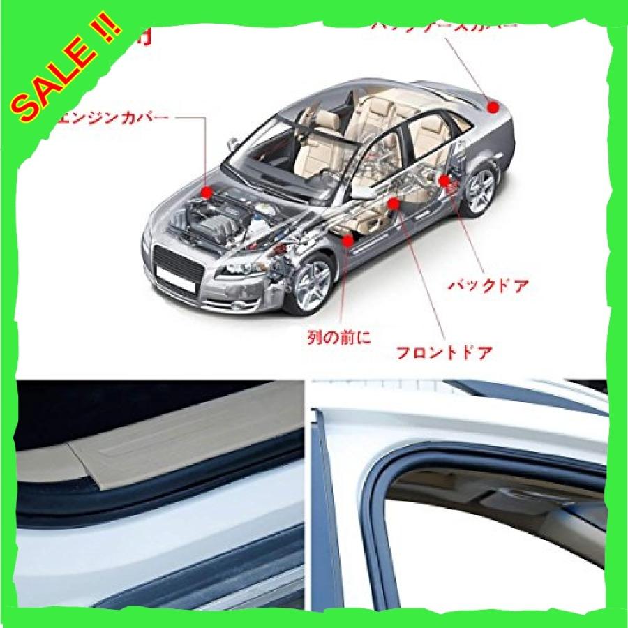 Tidemc 16m 風切り音 防止テープ 車用ドアモール ウェザーストリップ 防音 車 ドア フード リアハッチ用 静音 防 Kda4265 Diva本店 通販 Yahoo ショッピング