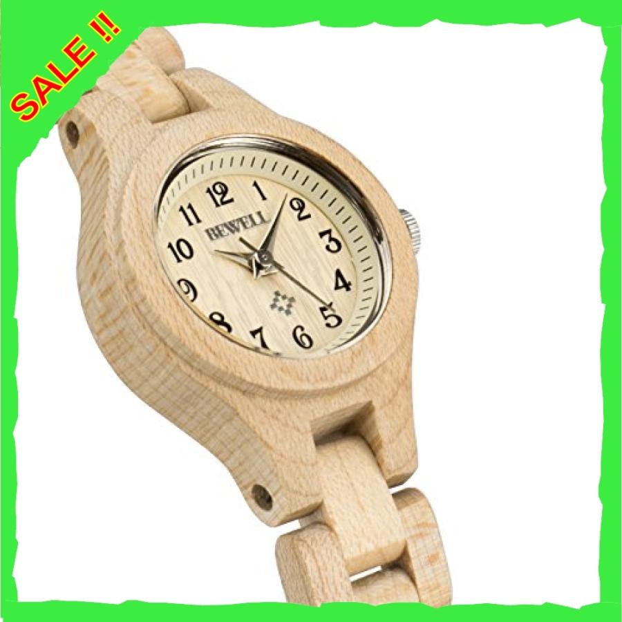 格安即決 Bewell 木製腕時計 レディース 軽量 天然木 アナログ腕時計 日本製ムーブメント 防水 メープル 100 安心保証 Www Centrodeladultomayor Com Uy