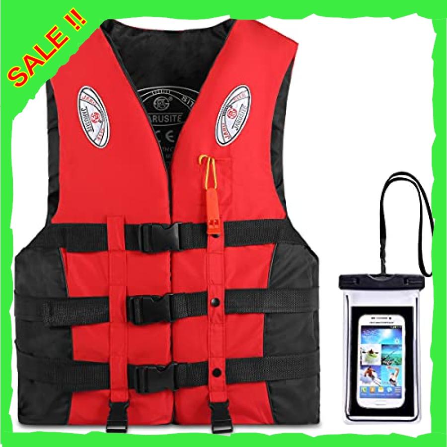 Reedark ライフジャケット スマホ防水ケースフローティングベストセット 呼び子付き 救命胴衣 子供用 大人用 男 Wss 305ubagpfgap Diva本店 通販 Yahoo ショッピング