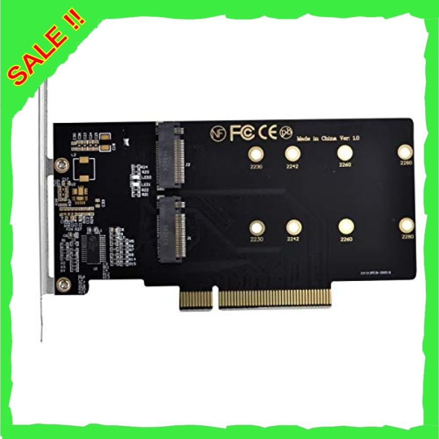 Cableccデュアル2xnvme M 2ahciからpcieexpress 3 0 Gen3 X8x16レイドカードvrocraid0ハイパーアダプターcablecc Wss 42hgowjlsjmo Diva本店 通販 Yahoo ショッピング