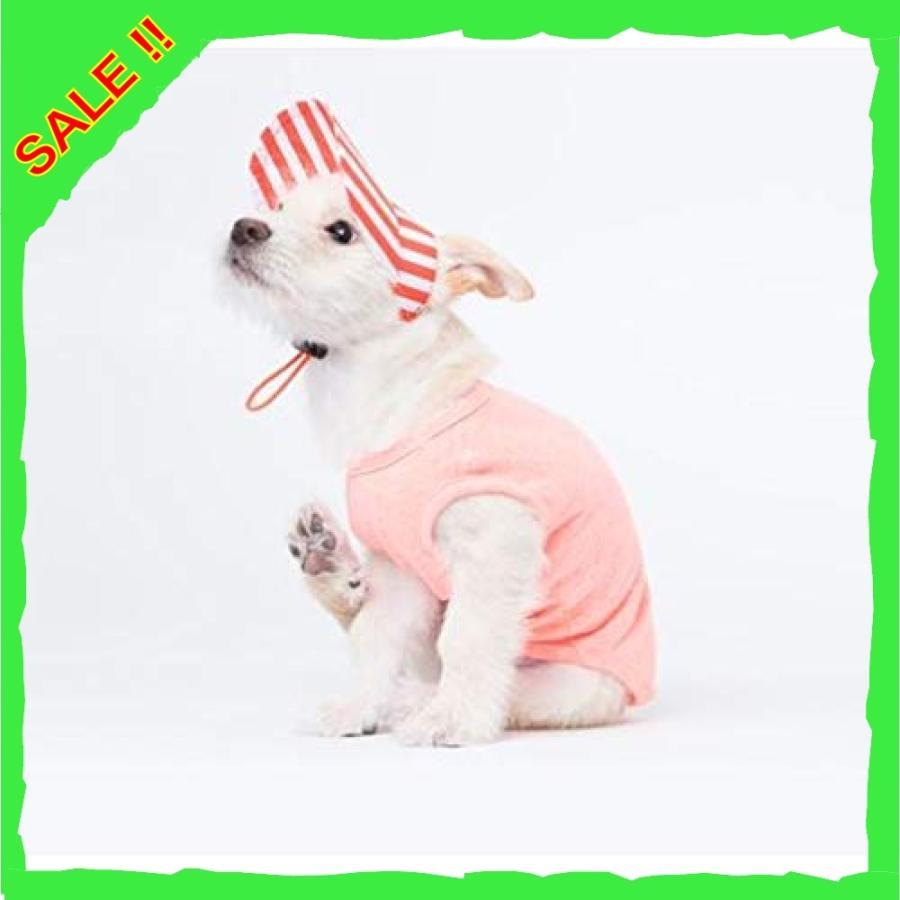 愛犬ストライプサンバイザー ドックウェア 犬帽子 犬夏帽子 犬用日焼け防止 犬日よけ帽子 S Orange Wssj B07p9clf Diva本店 通販 Yahoo ショッピング