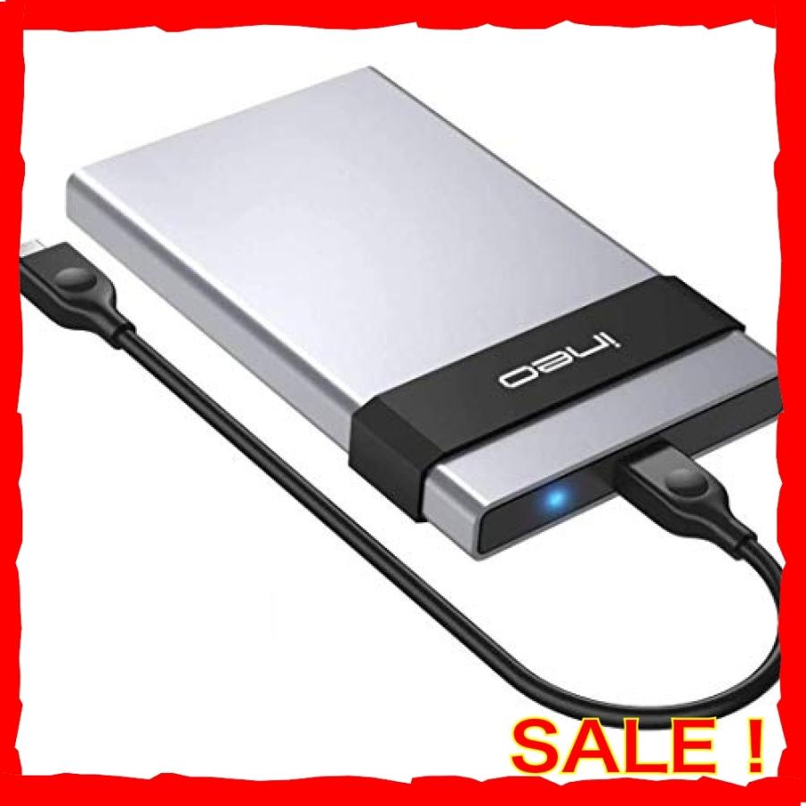 Ineo 2 5インチアルミニウムhdd Ssd用の Sata外付けハードドライブケ スusb3 1 Gen2 Type C 10gbps 超高速データ転送モー Yir110440 Diva本店 通販 Yahoo ショッピング