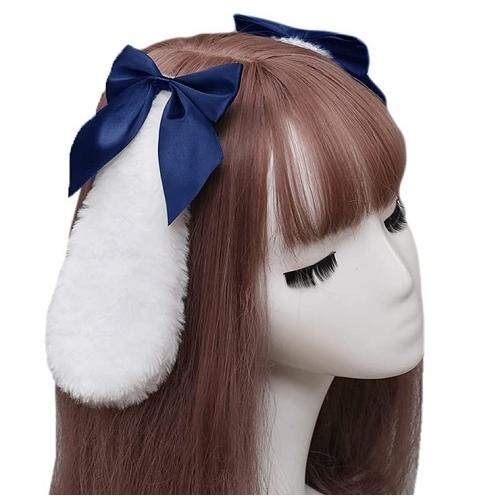 うさぎの耳 コスプレ ウサ耳 ロリータ かわいい ヘアピン サイドクリップ 髪飾り ハロウィン 仮装 |  | 01