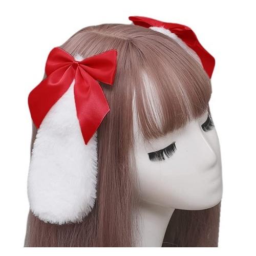 うさぎの耳 コスプレ ウサ耳 ロリータ かわいい ヘアピン サイドクリップ 髪飾り ハロウィン 仮装 |  | 05