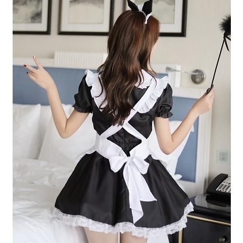 メイド服 コスプレ セクシー ランジェリー  レディース かわいい コスチューム ハロウィン クリスマス 4点セット |  | 04