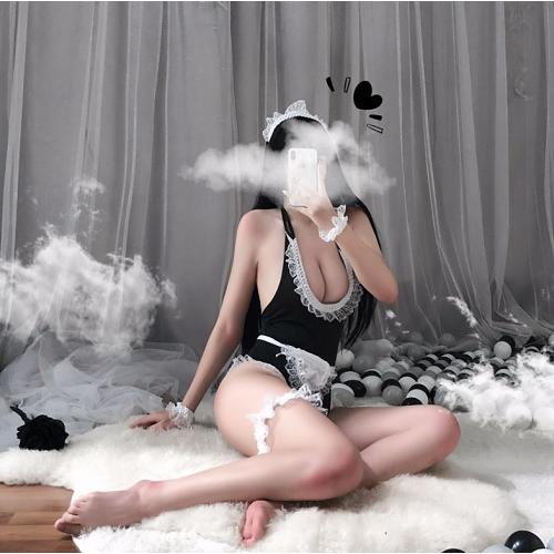 セクシー メイド ブラック ハイレグ レオタード レース レディース ガールズ 衣装 コスプレ コスチューム |  | 02