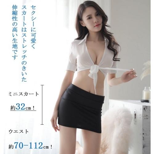 コスプレ セクシー 秘書 OL 女教師 ランジェリー ベビードール ミニスカート Tバック付き コスチューム プレゼント |  | 02