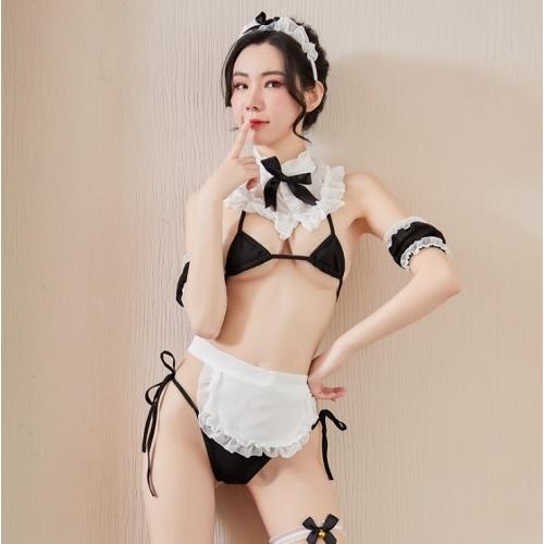 メイド服 ワンピース エプロン ベビードール ランジェリー 小悪魔 プレゼント 衣装 仮装 コスチューム ハロウィン クリスマス |  | 02