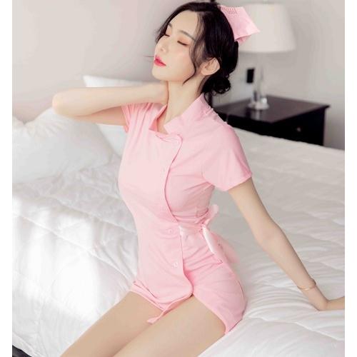 セクシーナース服  コスプレ ナース服 ピンク セクシー コスチューム 衣装 クリスマス ハロウィン 仮装 彼女 プレゼント |  | 01