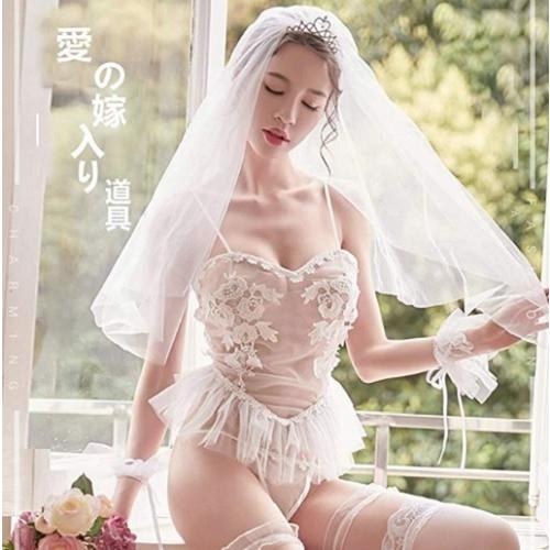 ウェディングドレス コスプレ 5点セット 結婚式 コスチューム 撮影用 cosplay costume halloween セクシー 衣装 |  | 01