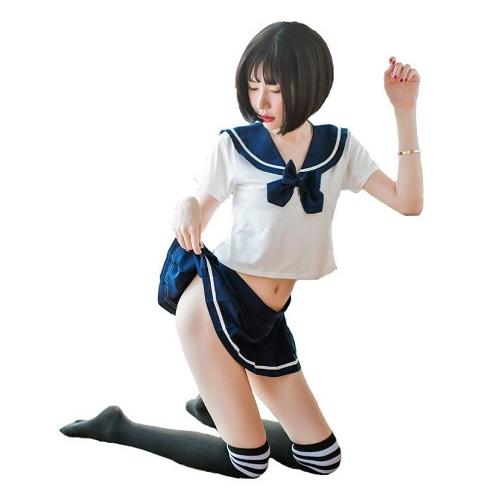 セーラー服 コスプレ セクシー 可愛い 制服 レディース 半袖 女子高生 | 