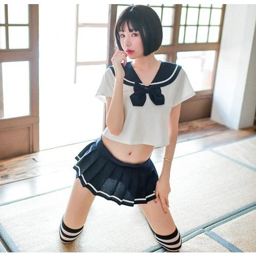 セーラー服 コスプレ セクシー 可愛い 制服 レディース 半袖 女子高生 |  | 04