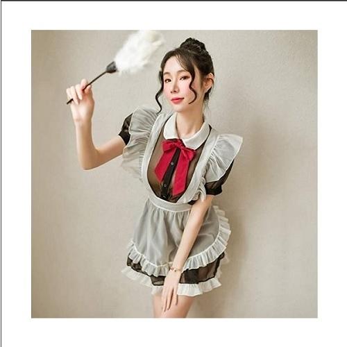 メイド服 メイド ランジェリー ワンピース エプロン セクシー コスプレ コスチューム 可愛い 萌え シースルー ベビードール |  | 01